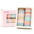 20 Rolls Basic Washi Tape Set Japanese Arts Adhesive Tapes Simple Patterns Decorative Masking Tape Sets for Craft, Kids, Scrapbook, DIY, Gift Wrapping (Style One)