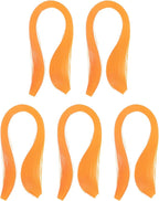 PATIKIL 600pcs Quilling Strips Paper 1/8"(3mm) 39cm Origami Paper Quilling Strip for Art DIY Hand Craft Christmas, Light Orange