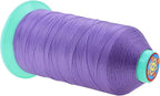 Mandala Crafts Bonded Nylon Thread Lilac Heavy Duty Sewing Threads - 1250 YDs Size 138 420D T135 Tex 135 Thread for Leather Jeans Weaving Outdoor Marine Upholstery Threads
