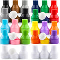 30PCS / Sets Ink Applicator with Storage Cases,Paper Pouncers for Direct Ink Application On Crafts Projects Easily,Inking Sponge for Stamp Ink Distressing, Blending Card Making Crafting Tools