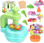 Crelloci DIY Fabric Flower Bouquet Craft Kit - Creative Handmade Floral Arrangement Toy Set, Arts and Crafts Gift for Toddlers Kids Girls & Boys Ages 3+