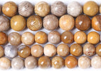 45pcs 8mm Natural Coral Jade Chrysanthemum Stone Beads Round Loose Beads for Jewelry Making,DIY Bracelet Necklace