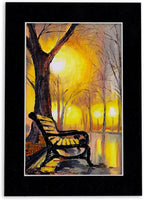 11x14 Mat Bevel Cut for 8.5x11 Photos - Acid Free Black Suede Precut Matboard With Backing Board and Crystal Clear, Self Seal Mat Bag - For Pictures, Framing - 4-ply Thickness