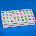 Acrylic American Mahjong Tile Set 1.2-inch Mahjong Tile Set 166 American Mahjong Set