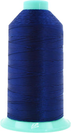 Mandala Crafts Bonded Nylon Thread Dark Blue Heavy Duty Sewing Threads - 800 YDs Size 207 630D T210 Tex 210 Thread for Leather Jeans Weaving Outdoor Marine Upholstery Threads
