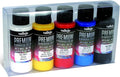 Vallejo - Premium Color Set Opaque Basics Colors | Matte Finish Airbrush Paints | Multicolor Polyurethane Coating Kit | RC Model Surface Coverage System | 5 Bottles x 60 ml. (2.02 fl.oz.)