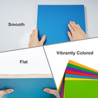 ROBOTIME 7-Pack Double-Sided Colored 1/8" Plywood Sheets - 12 x 12 x 1/8 Inch - Roller-Coated Solid Color 3mm Craft Wood Sheets for Laser Cutting, Engraving & Wood Burning - Assorted Colors
