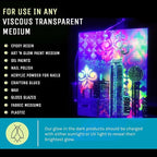 Glow in The Dark Pigment Powder - Neutral and Fluorescent Color for Art Painting, Fine Art, Nail Art Paint, and DIY Crafts - Long Lasting 10+ Color Options - Neutral Sky Blue - (30 Grams/1 Ounce)