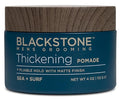 Blackstone Men's Grooming Hair Thickening Pomade - Pliable Hold with Matte Finish | Paraben & Cruelty-Free | Made in USA, Sea + Surf Scent (4 Oz)