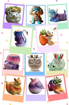 Animal Resin Molds Silicone 3D Cute Epoxy Resin Plaster Candle Holder Wax Molds for Candle Making, Art Crafts DIY Unique Display Home Decor