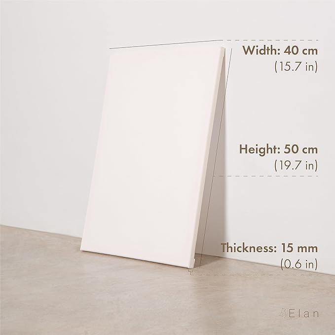 Elan Stretched Canvases 15.7x19.7, 6-Pack Canvases for Painting Painting Canvas Bulk, Stretched Canvas for Adults Blank Canvas for Painting, Painting Canvases, Paint Canvases for Painting, Art Canvas