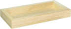 Ampersand Art Supply Unprimed Basswood Artist Panel, 1-1/2" Cradled Profile, 6"x12"