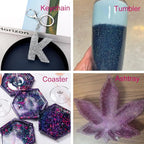 Holographic Fine Glitter for Epoxy Resin DIY Craft,ANGXILIN High Capacity 260g Shaker Bottle Fine Glitter for Nail Art Face Body Make Up,Tumblers Earrings Jewelry Making Fine Glitter (Laser Gold)