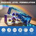 500g UV Resin kit, Crystal Clear Hard, Premixed UV Epoxica Resina Fast Curing Sunlight Activated with Casting Tools for Beginners Jewelry Making, DIY Art Crafts, Coating