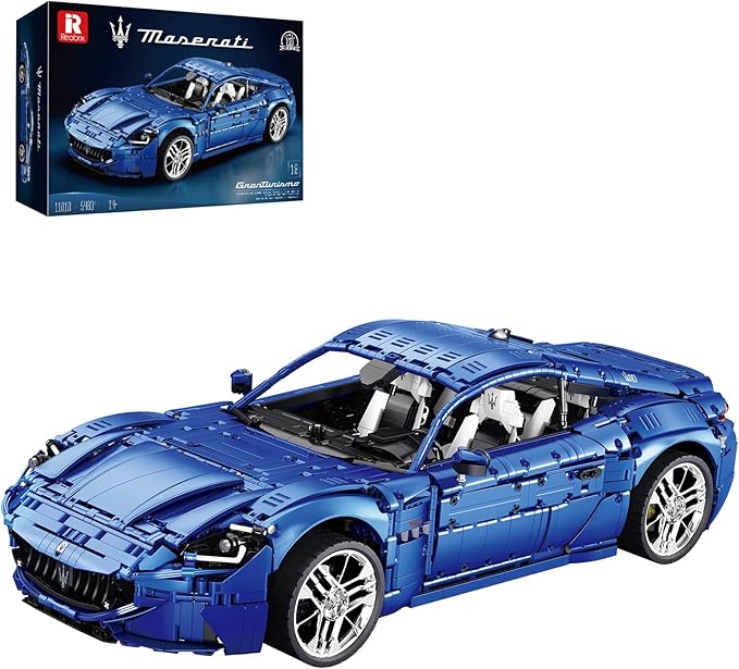 Reobrix Sports Car Building Blocks Set for Adults, 1:8 Vehicle Racing Car Toy Model Building Kit for Adult, 11010, Creative Gifts for Adults 14+ (5480PCS)