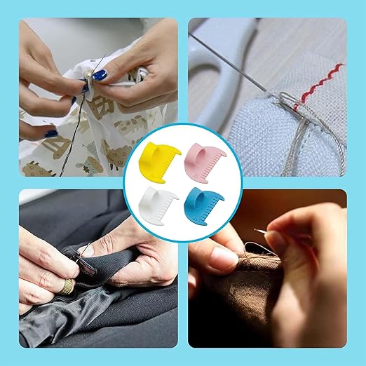5mm Seam Guide for Hand Sewing Edge Lockranding Tool 5 PCS Set for Leather/Fabric/Craft Sew, Yellow