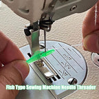 Fish Mouth Sewing Machine Needle Threader - 2025 New Automatic Tool, Quick & Easy Loop Threader for Enhanced Sewing Efficiency & Precision (30)