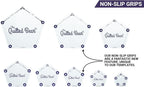 The Quilted Bear Star Quilting Templates – 8 Clear Non-Slip Acrylic Quilt Templates for Precise Fabric Cutting & Stress-Free Machine Quilting - Ideal for Quilt & Sewing Supplies (¾–3")