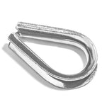 Heavy Duty Stainless Steel Thimbles for 3/8” Cables, T316 Marine Grade – Lot of 25