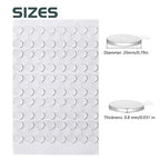 LMJIA Adhesive Stick dots Two-Sided Sided Mounting Putty Stick Tack for Wall Hanging Crafts Balloons Festival Party Decorations,Clean Removable(0.79""*0.79""-840)