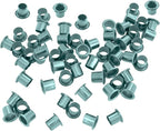 Kydex Rivets Eyelets, 8-8 1/4" Multicolored Grommet Eyelets for Tactical Holster Making, Knife Sheath Crafting, Fasteners for Custom DIY Kydex Projects (Set of 50)
