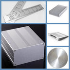 6061 Aluminum Sheet Plate, 8" x 16" x 1/4" Thickness Heavy Duty Aluminum Sheets Plates with Protective Film, Rectangle Aluminum Plate Solid Metal Sheet Plate for DIY Projects Base Plate
