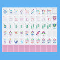 American Mahjong Set 160 Quality White Tiles (1.2 Inch, Tiles Only) American Mahjong Game Set for Ideal Gifts, No Additional Accessories