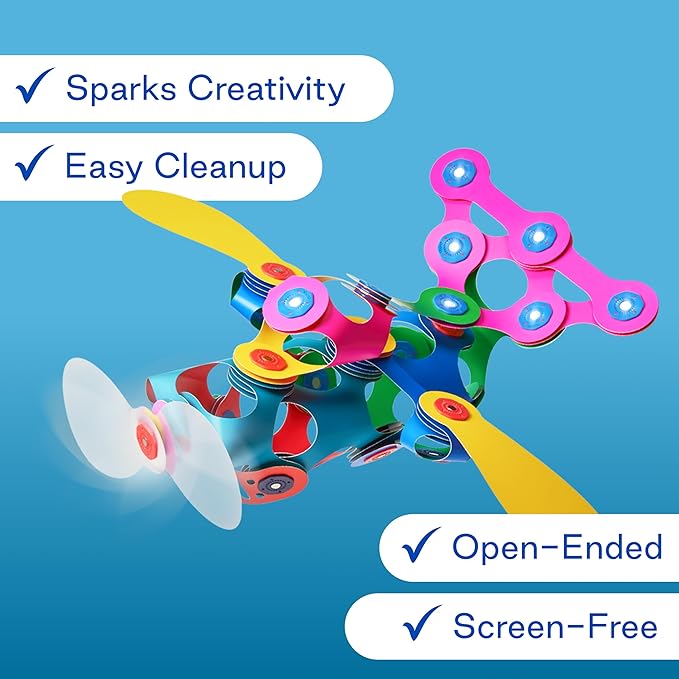 Clixo Friendship Pack – 150-Piece Flexible Magnetic Building Toy for Creative Family Play | STEAM Learning, Open-Ended Play. Perfect for Collaborative Fun, Travel, and Educational Bonding. Ages 4+