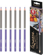 Creative Mark Cezanne Premium Colored Pencils Periwinkle 6 Pack - Highly-Pigmented Drawing Pencils - Coloring Pencils for Drawing, Blending, Coloring, and More