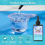 EKACO UV Resin, 400g UV Epoxy Resin Type Fast Curing Premixed Low Odor Super Clear Hard UV Epoxy for DIY Craft Decorations, Beginners Jewelry Making and Resin Art
