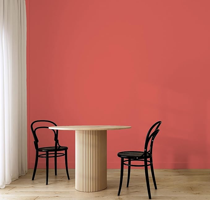 EVOLVE Paint & Primer: Environment-friendly, Low Sheen with One-coat Coverage for Interior & Exterior surfaces (Raspberry, 5-Gallon)