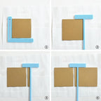 UPTTHOW 6Pcs Bookbinding Easy Scrapbooking Tool for Starter, Complete Great Stencils and Cutter Guide Kit Can Be Made into Notebook Calender Junk Journal Handbook