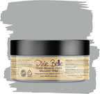 Dixie Belle Paint Company Chalk Finish Furniture Paint - Manatee Gray (4oz) - Matte Light Gray Chic Chalk Mineral DIY Furniture Paint