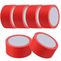 MECCANIXITY Masking Tape 1.8 Inch x 21 Yard Painter's Tape Red Paint Tapes for DIY Crafts Arts Drawing Decoration Labeling Car Painting Artist Teachers, Pack of 6