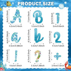 221 Pcs Bulletin Board Letters Round Alphabet Number Punctuation Symbol Combo Letter Cutouts Classroom Decoration for School Classroom Chalkboard Poster Board