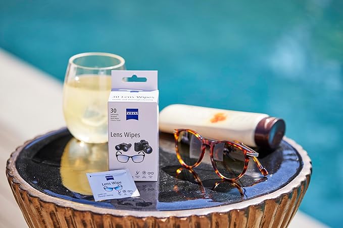 ZEISS Pre Moistened Sunglasses Cleaning Wipes 120 Count
