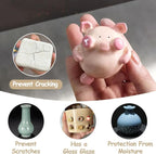 50ml Air Dry Clay Glaze & Varnish - Gloss Finish for Crafts/Pottery/Sculptures - Waterproof & Quick-Drying & Non-Yellowing Clear Coating - Gloss Polymer Clay Sealer
