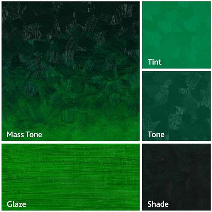 Tusc & Pine Artist Oil Paint - Emerald Phthalo Green, 150 ml, Non-Yellowing, Rich & Creamy Consistency, Maximum Pigment Load, Small Batch Milled Oil Paints Made in the USA for Professional Artists