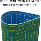 WORKLION 18'' x 24'' Large Self Healing PVC Cutting Mat, Double Sided, Gridded Rotary Cutting Board for Craft, Fabric, Quilting, Sewing, Scrapbooking - Art Project…