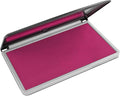 MaxMark Large Premium Magenta Purple Ink Stamp Pad - 3.5" x 6.25" - Quality Felt Pad