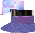 Ceya Highly Chameleon Mica Powder, 1.8oz/ 50g Jersey Devil Chrome Powder, Cosmetic Grade Pearlescent Effect Color Shift Pigment for Epoxy Resin, Makeup, Nail Polish, Soap Dye, Candle Making, Slime