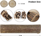 FSWCCK 100 PCS Craft Sticks, 2 Inch Natural Birch Twigs Sticks, Mini Wood Log for DIY Crafts, Farmhouse Centerpiece Decor and Rustic Home Decor