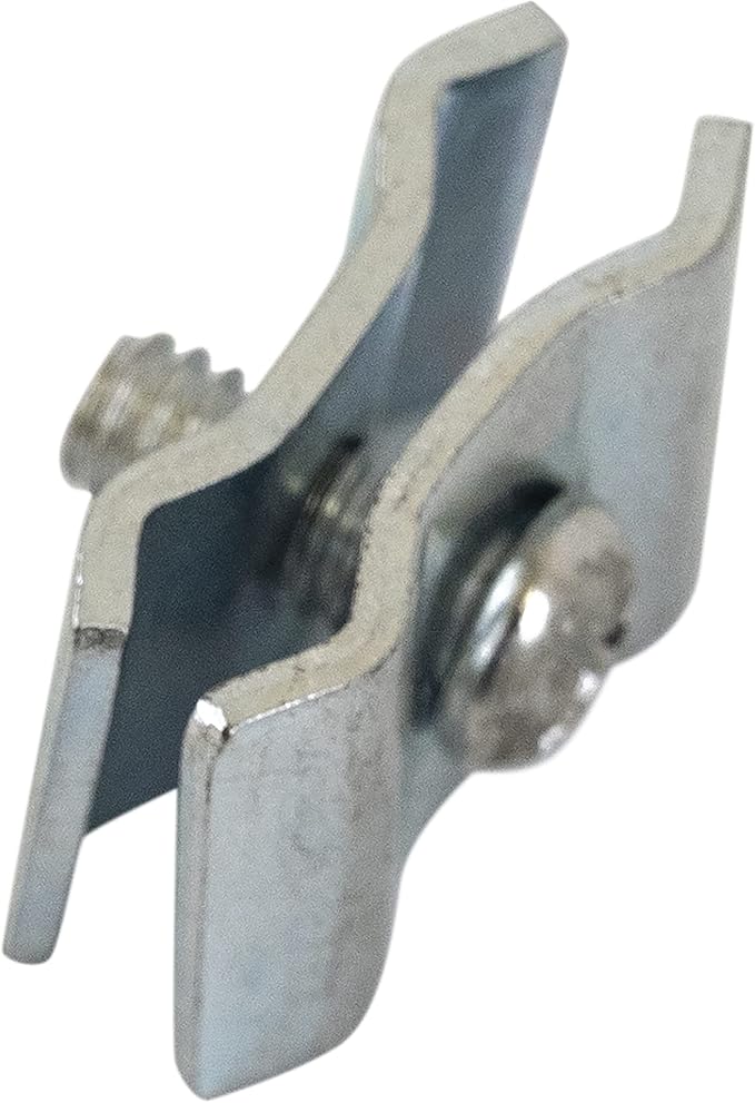 Gridwall Joining Clip Connectors for Grid Panels, Powder-Coated or Chrome Plated Steel (Quantity 10) (10, Chrome)