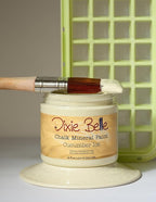 Dixie Belle Paint Company Chalk Finish Furniture Paint - Cucumber Ice (1 Gallon - 128oz) - Matte Subtle Green Chic Chalk Mineral DIY Furniture Paint