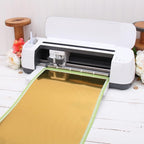 Threadart Metallic Foil Charcoal Heat Transfer Vinyl Film | Custom Cut Roll 20" Wide by The Yard | Compatible with Venture Explore and Maker, Silhouette Cameo, & Large Format Cutters