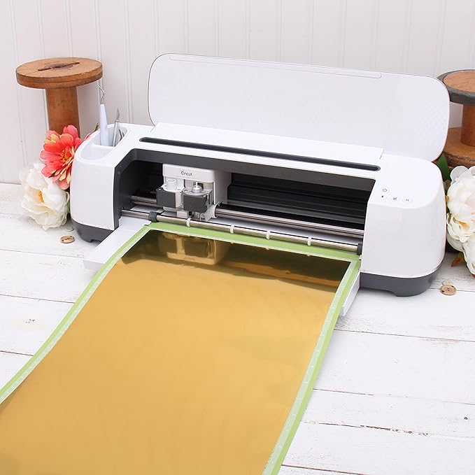 3 Yard x 20" Wide Roll Threadart Metallic Foil Black Heat Transfer Vinyl Film | Compatible with Venture Explore and Maker, Silhouette Cameo, & Large Format Cutters