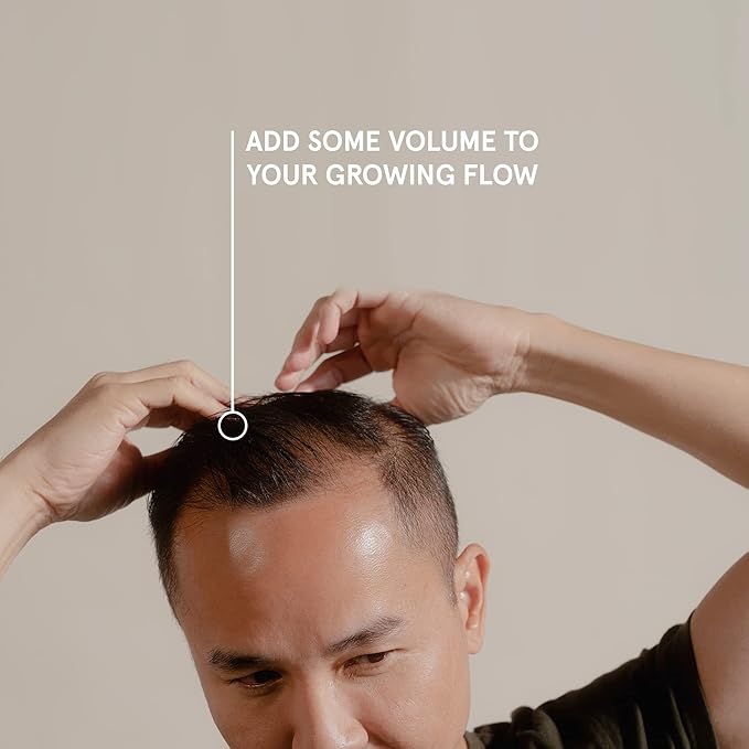Keeps Matte Thickening Pomade for Men - Natural Ingredients for Fuller Hair: Biotin, Caffeine, Green Tea & Saw Palmetto - All-Day Medium Hold for All Styles