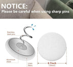 Linen Fabric-Covered Twist Pins - 8 Colors Upholstery Pins & Bed Skirt Pins -Used to Secure Sofa Cushion, Armrest Covers, Furniture & Bed Skir(12, Light Brown)
