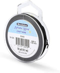 Artistic Wire, 18 Gauge Tarnish Resistant Colored Copper Craft Wire, Black, 10 yd