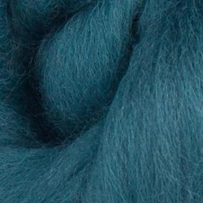 Revolution Fibers Merino Wool Combed Top | 1 lb Premium Wool Roving | 22 Micron, Best Merino Wool for Spinning, Tapestry, Needle Felting, Big Yarn Roving and Wall Hangings (Duck Egg Green)
